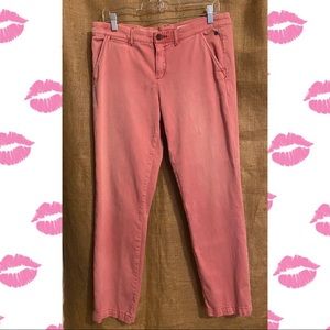 Anthropologie Pilcro & The Letterpress Pink Chinos